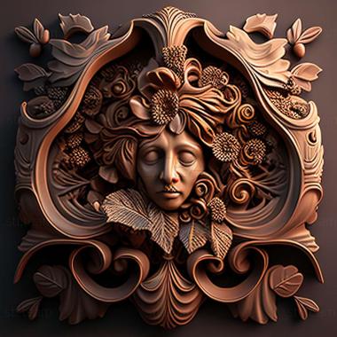 3D model baroque (STL)